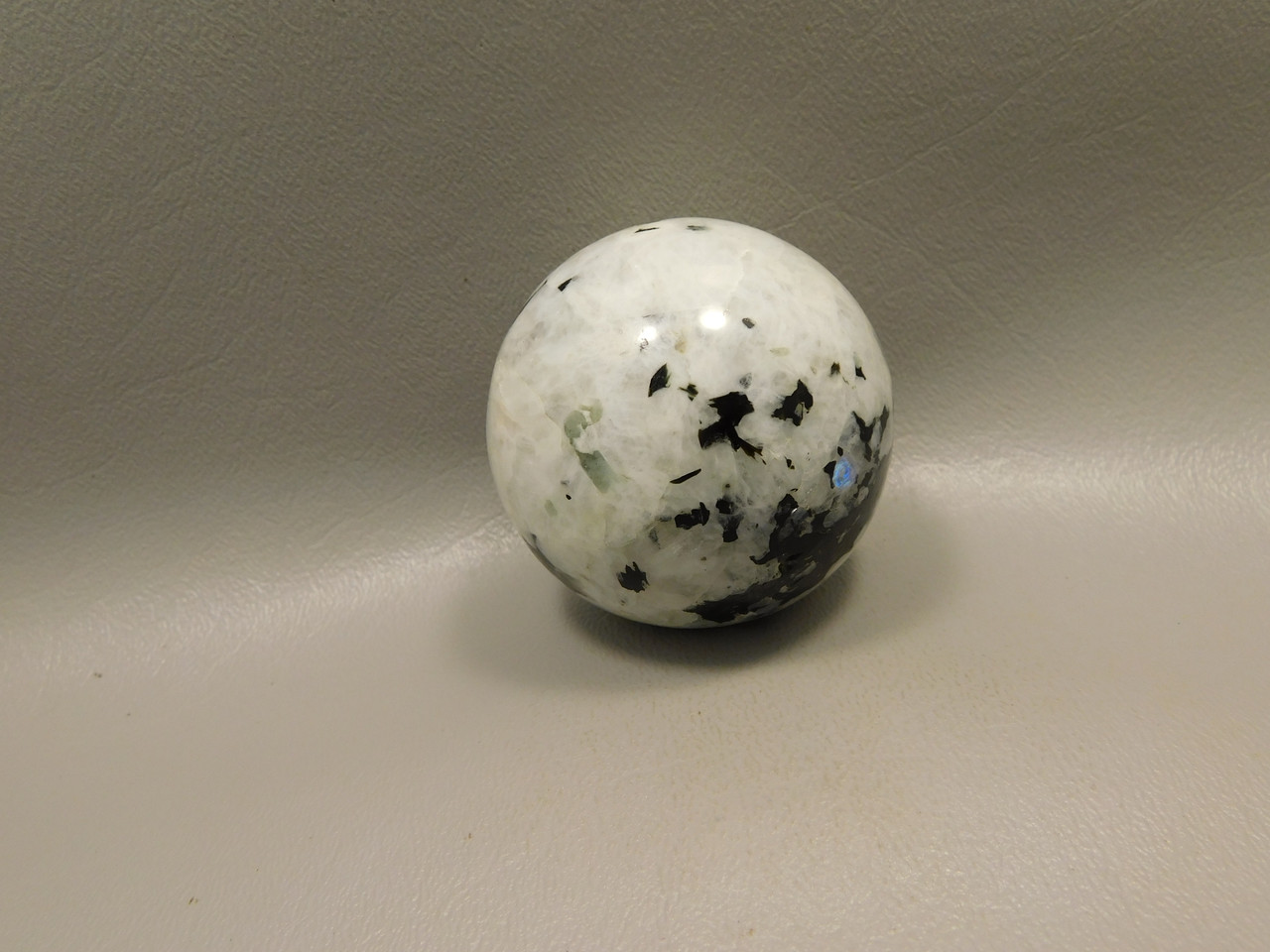 Moonstone Sphere 2 inch Polished Rock Rainbow Gemstone India #O10