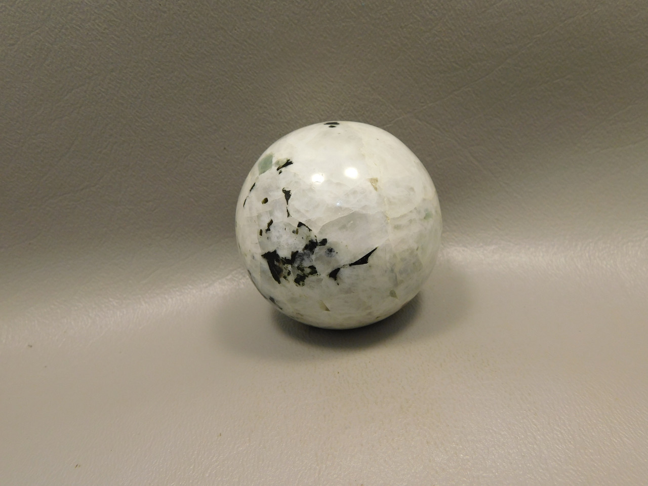 Moonstone Sphere 2 inch Polished Rock Rainbow Gemstone India #O10
