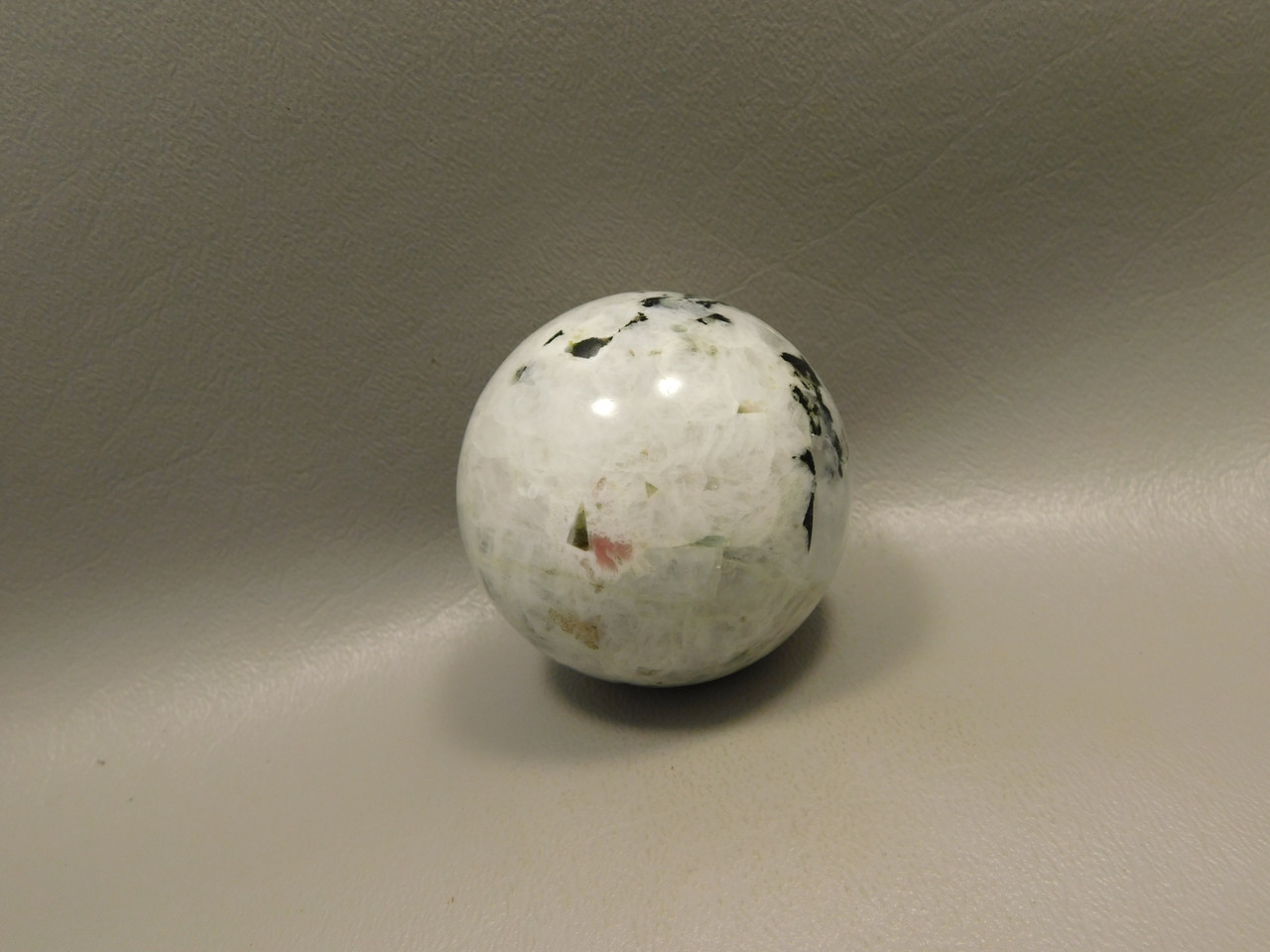 Moonstone Sphere 2 inch Polished Rock Rainbow Gemstone India #O10