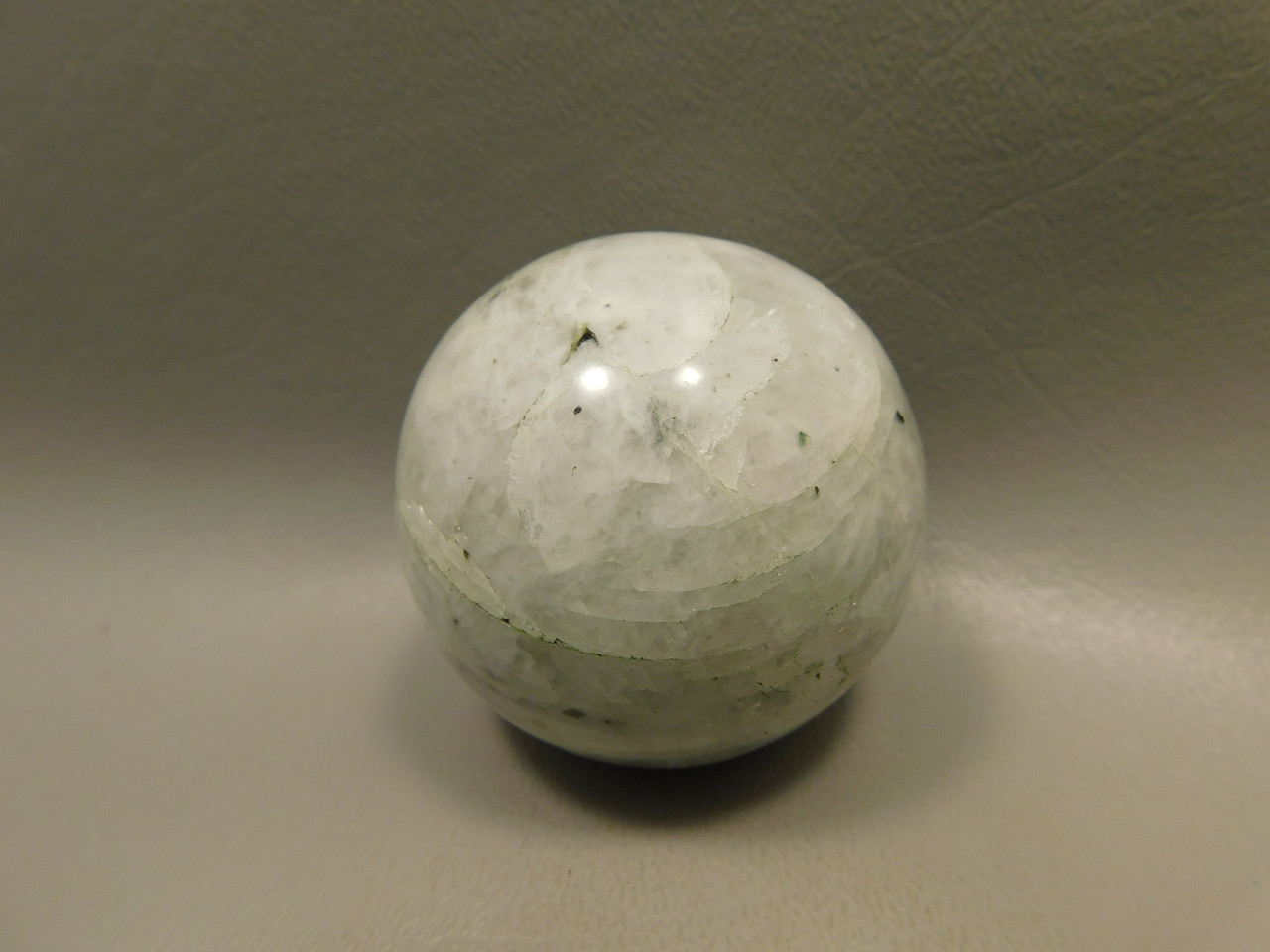 Moonstone Sphere 2 inch Polished Rock Rainbow Gemstone India #O12