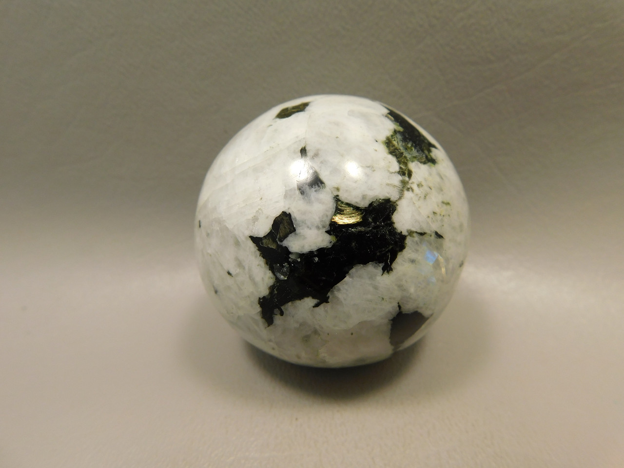 Moonstone Sphere 2 inch Polished Rock Rainbow Gemstone India #O12