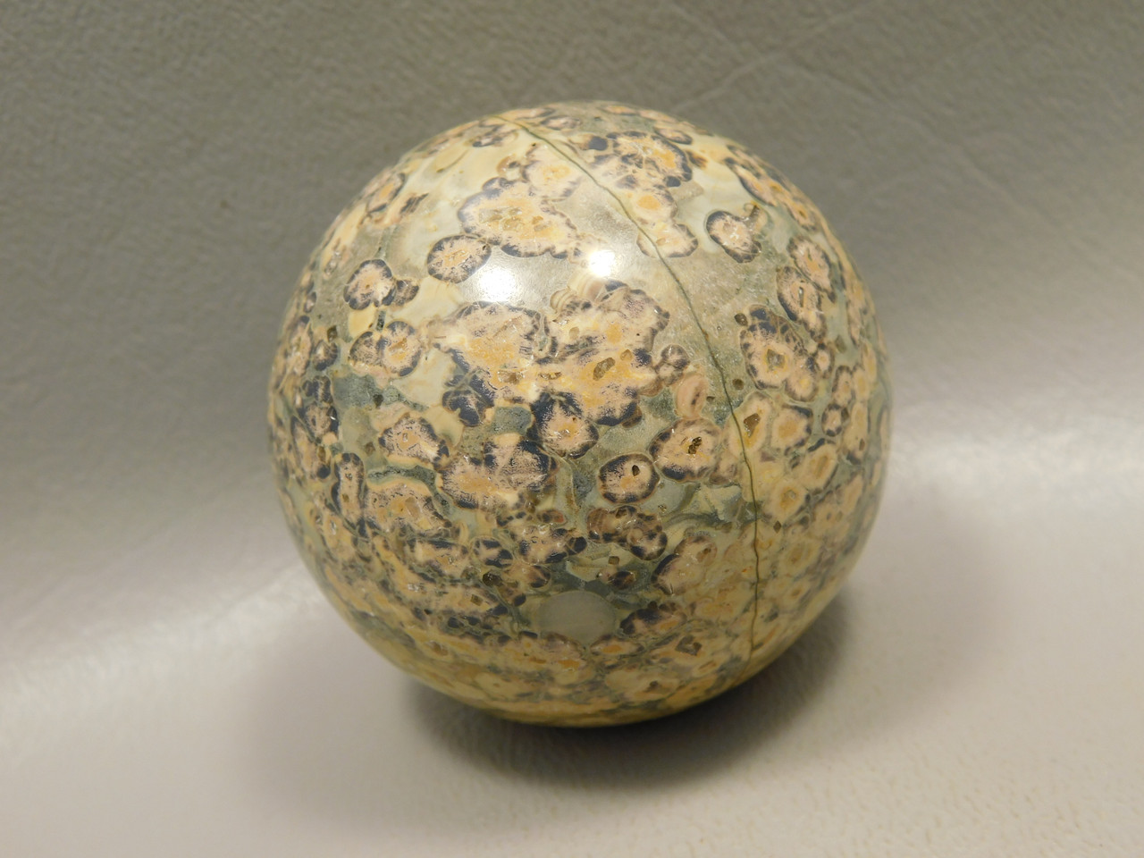 Leopard Skin Jasper Sphere Stone 2 inch Natural Rock #O5