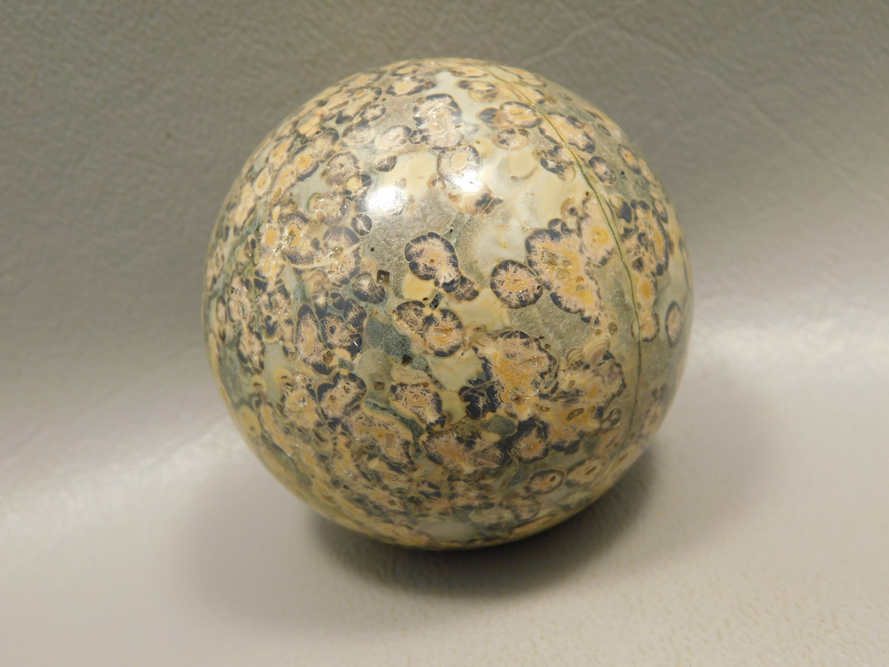 Leopard Skin Jasper Sphere Stone 2 inch Natural Rock #O5