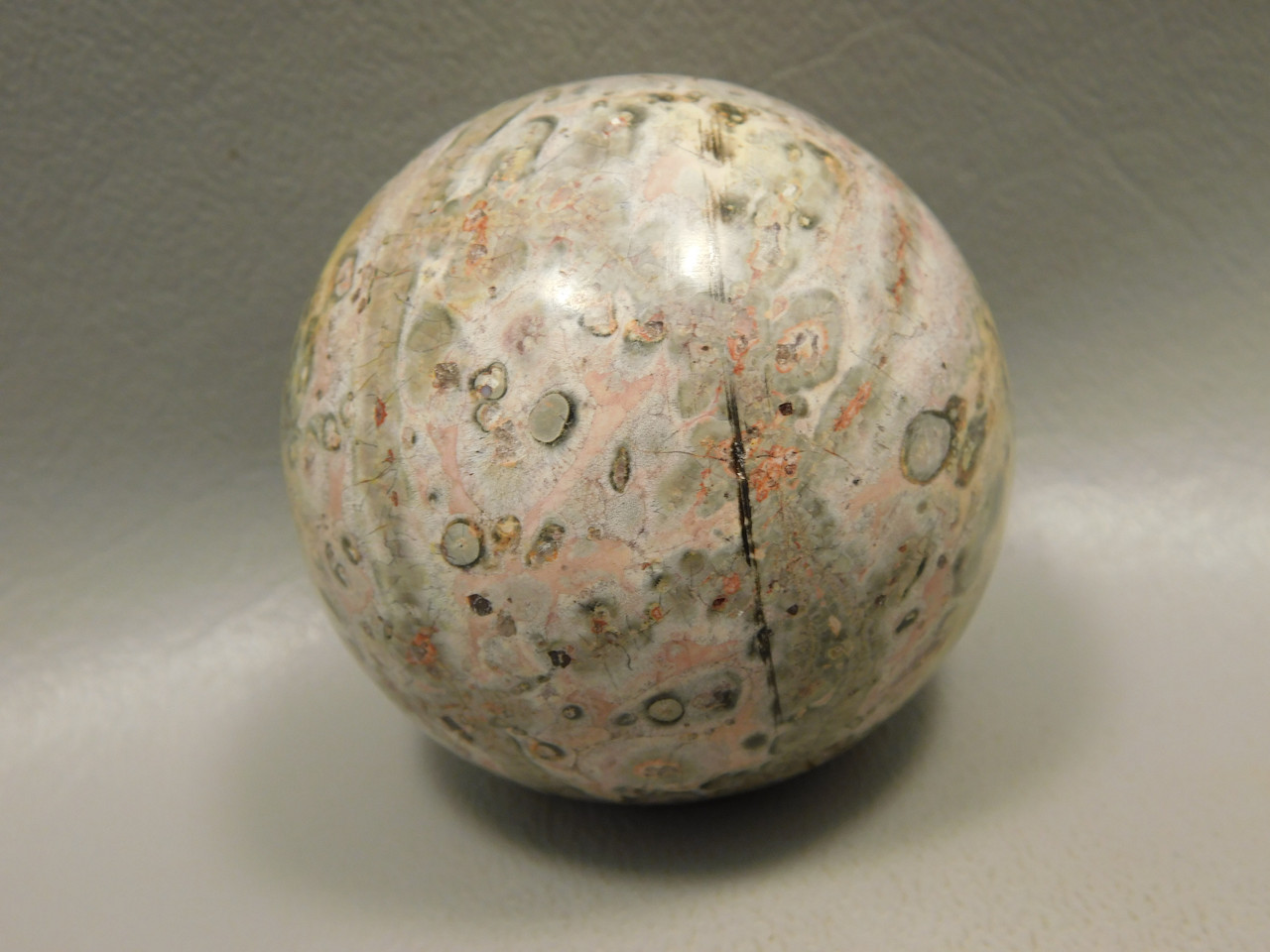 Leopard Skin Jasper Sphere Stone 2 inch Natural Rock #O6