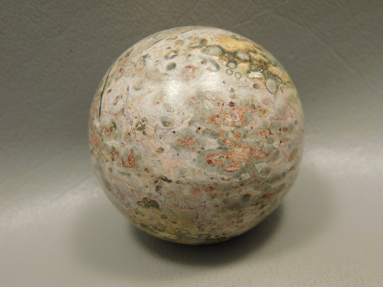 Leopard Skin Jasper Sphere Stone 2 inch Natural Rock #O6