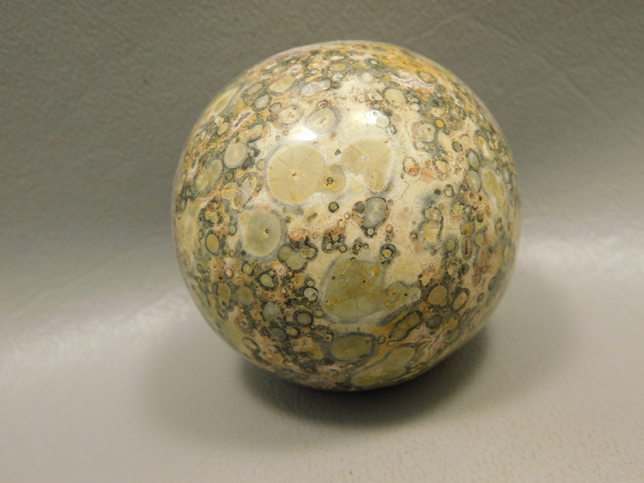 Leopard Skin Jasper Sphere Stone 2 inch Natural Rock #O8