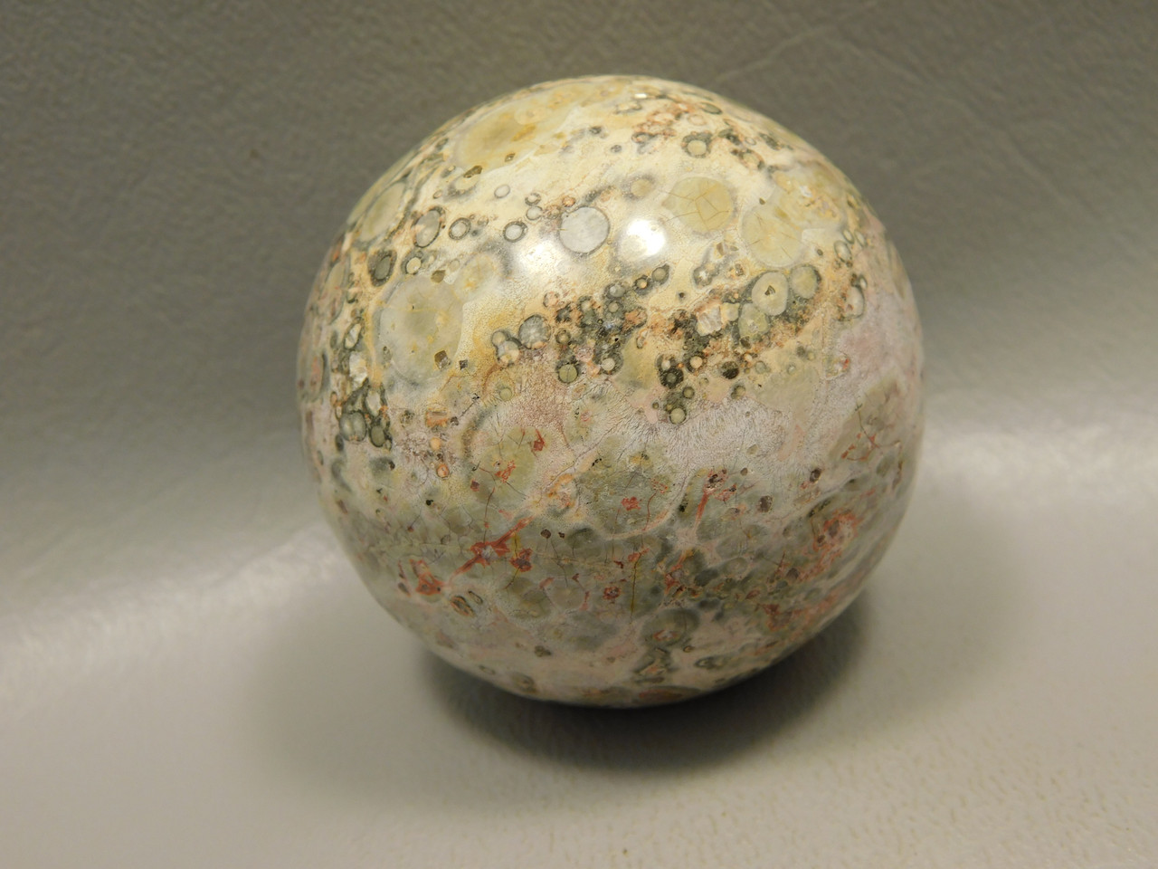 Leopard Skin Jasper Sphere Stone 2 inch Natural Rock #O8