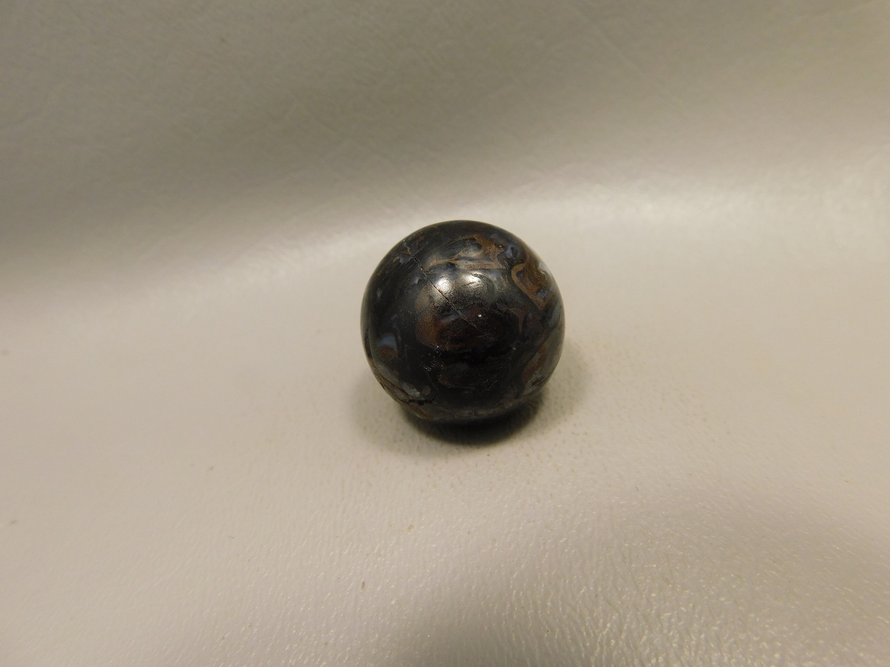 Petrified Wood Small Sphere Marble 25 mm Rare Paleosmunda Fossil #O14