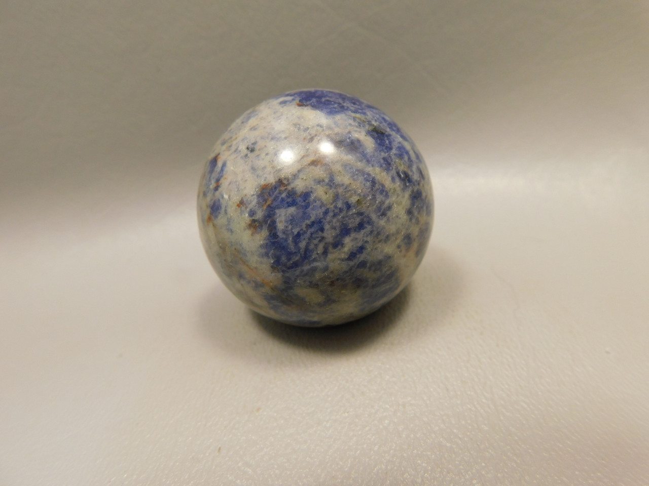 Sodalite Sphere 1.5 inch or 40 mm Blue Stone Brazil #O3