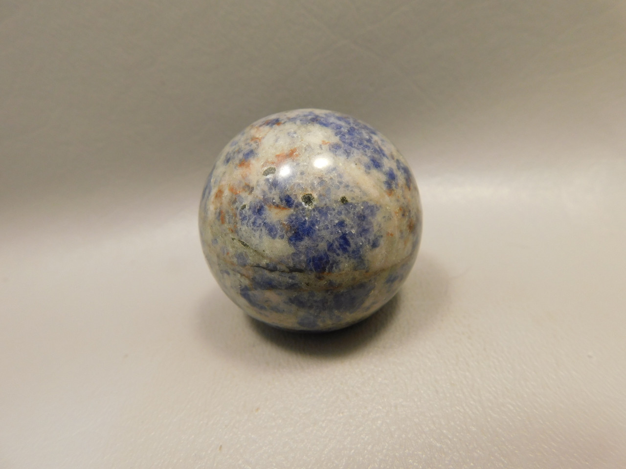 Sodalite Sphere 1.5 inch or 40 mm Blue Stone Brazil #O3