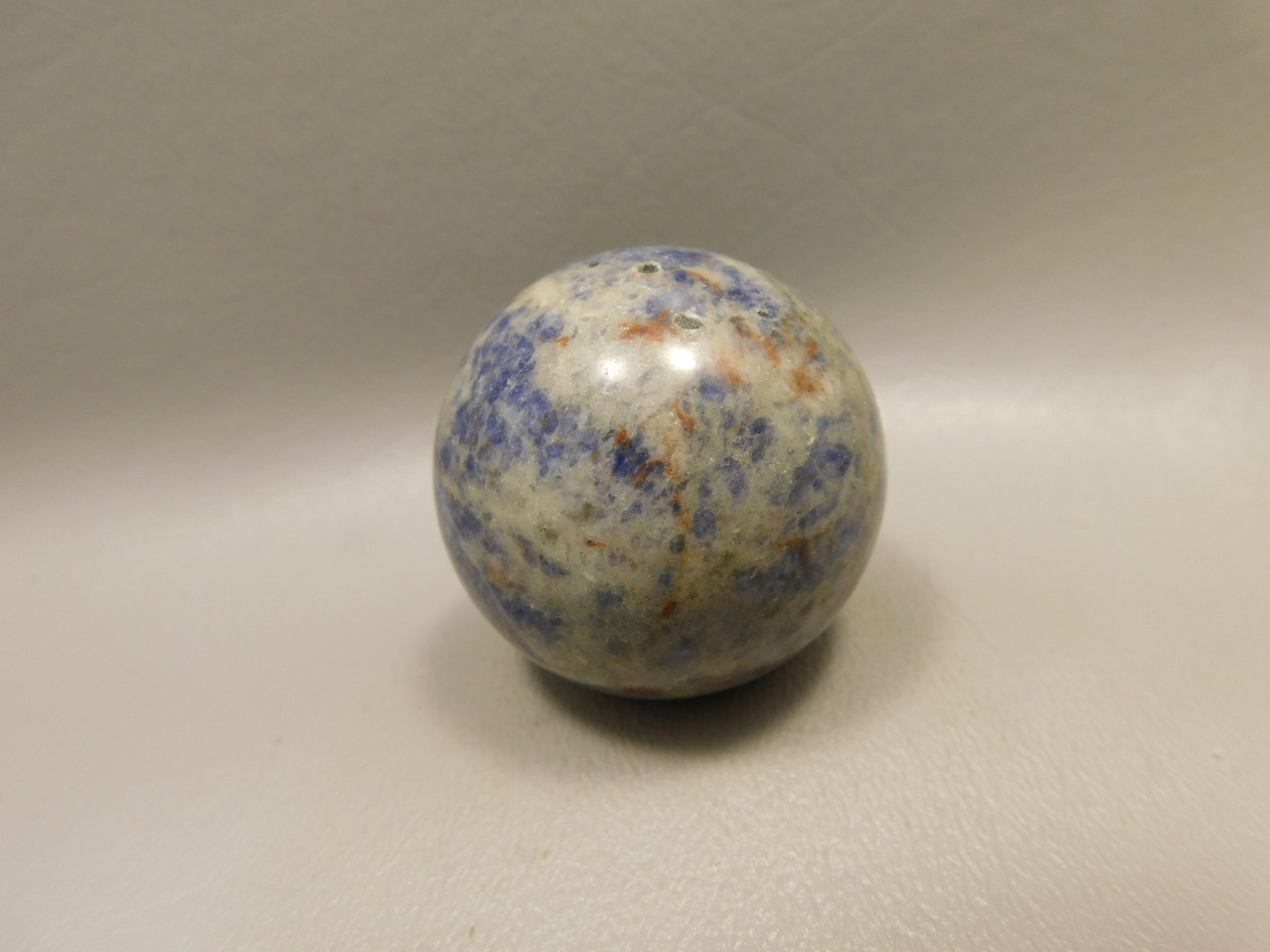 Sodalite Sphere 1.5 inch or 40 mm Blue Stone Brazil #O3
