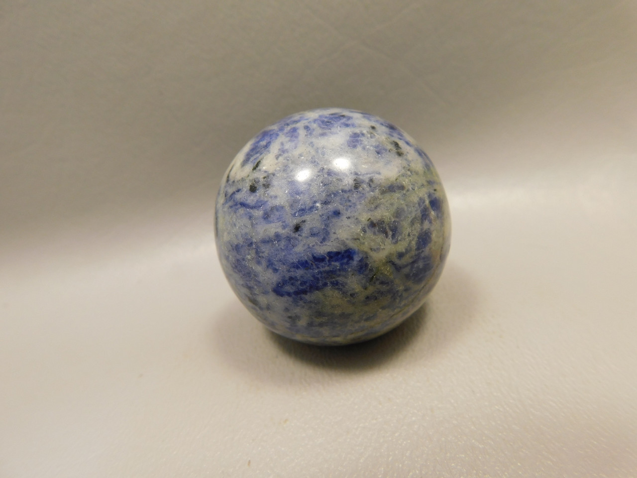 Sodalite Sphere 1.5 inch or 40 mm Blue Stone Brazil #O7