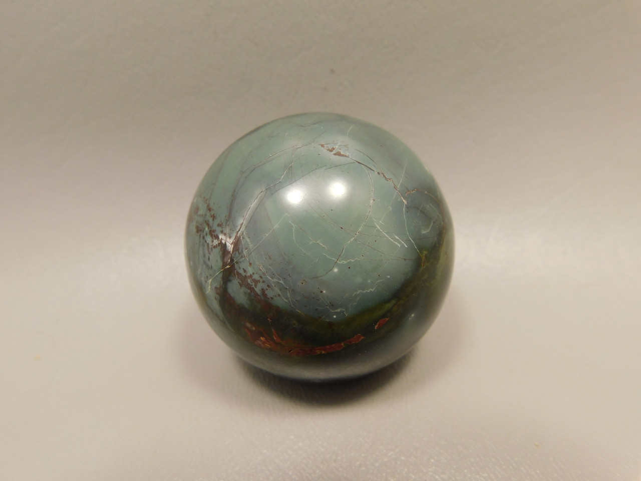 Cherry Creek Jasper Stone Sphere 2 inch Red Creek Jasper 50 mm Ball #O4