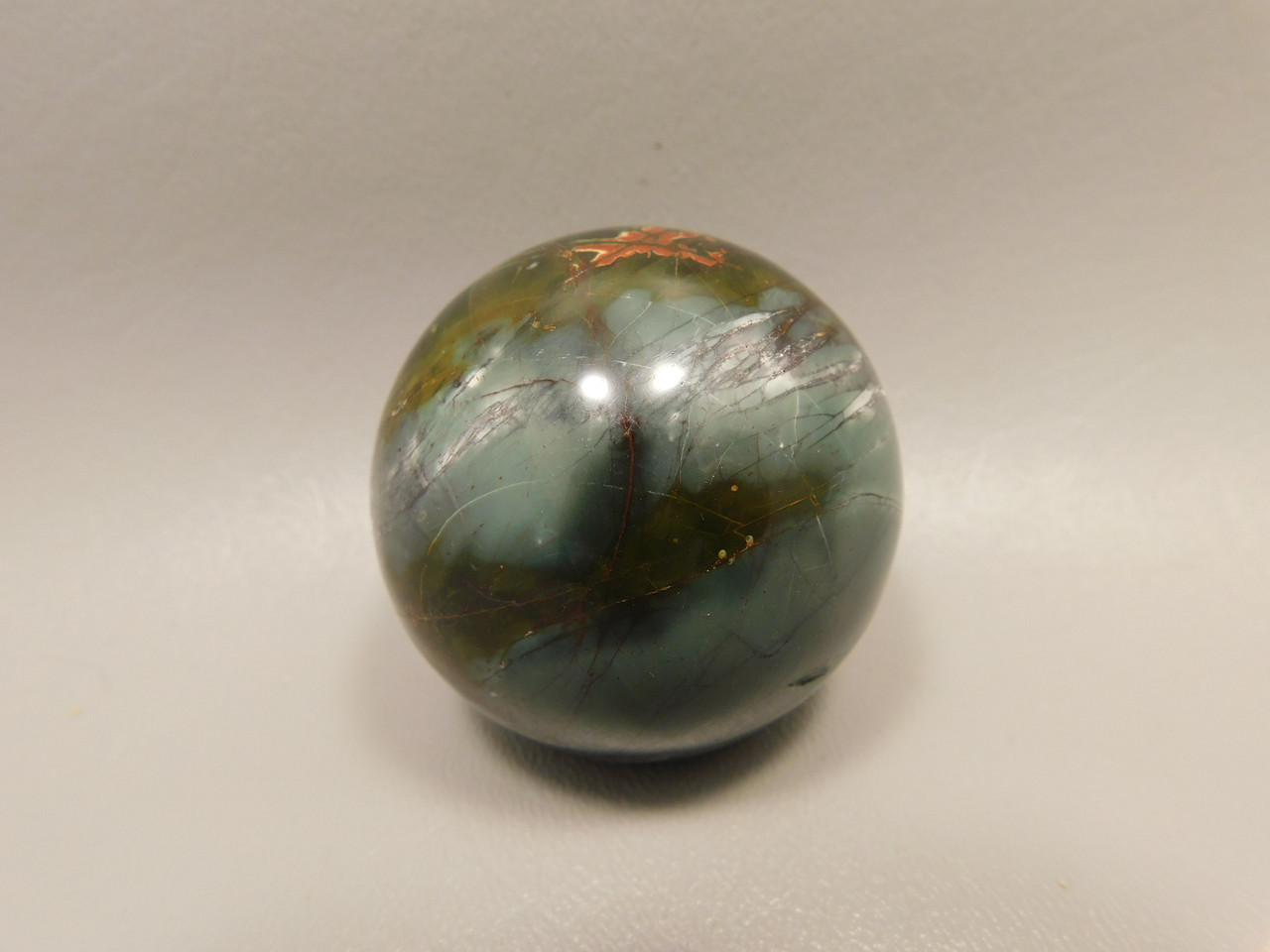 Cherry Creek Jasper Stone Sphere 2 inch Red Creek Jasper 50 mm Ball #O4