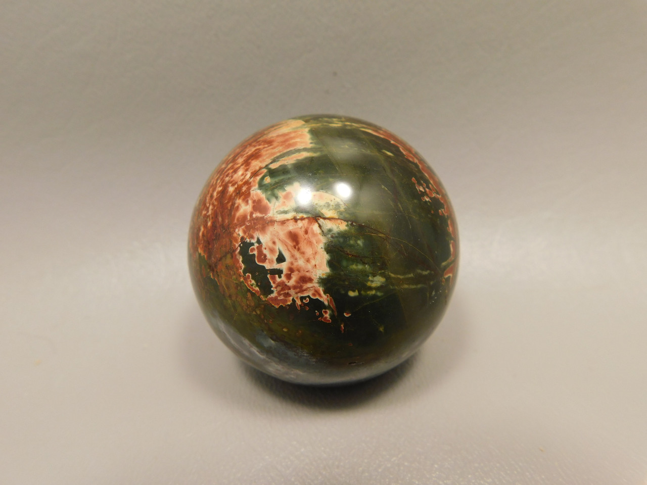Cherry Creek Jasper Stone Sphere 2 inch Red Creek Jasper 50 mm Ball #O4