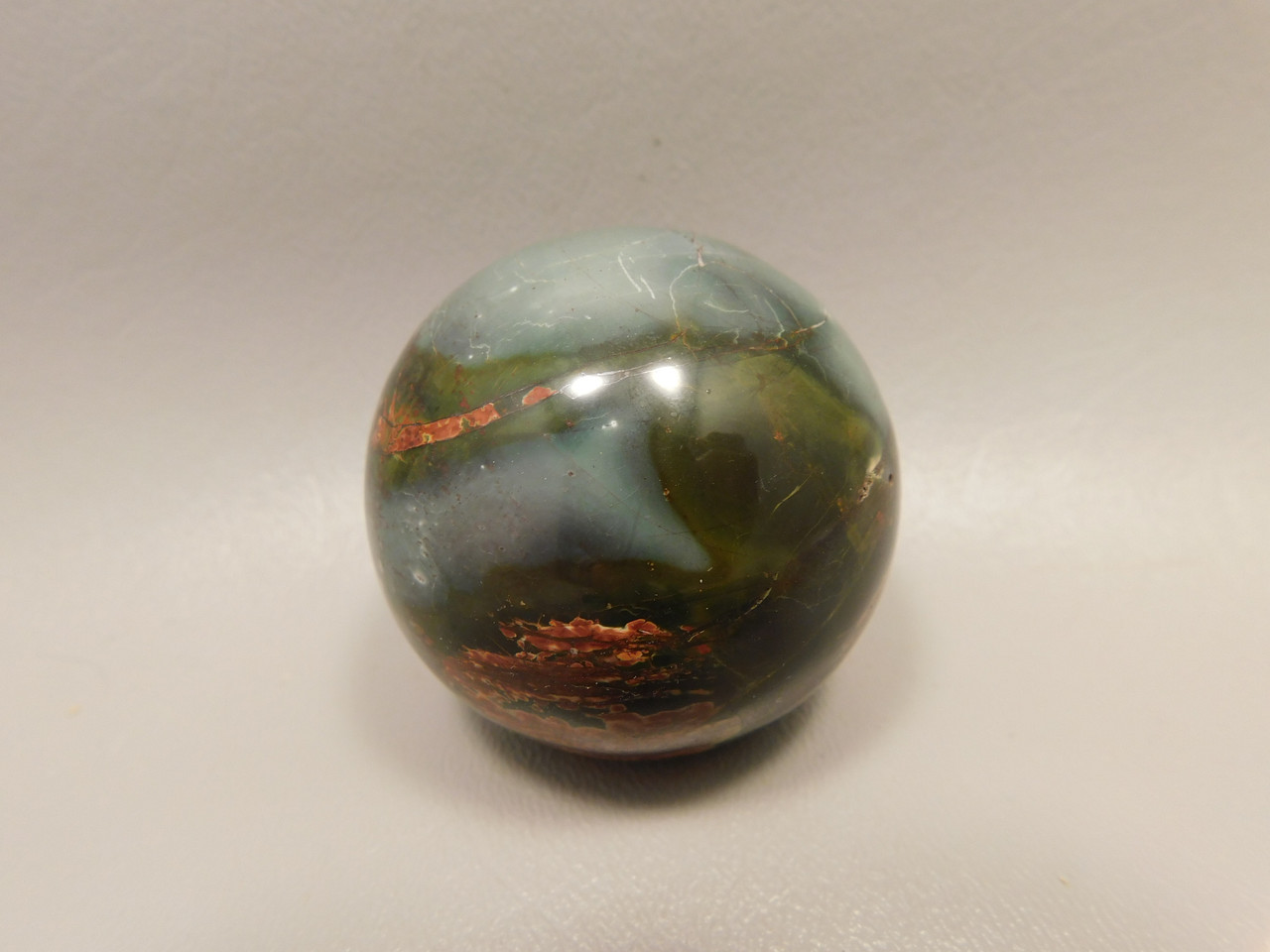 Cherry Creek Jasper Stone Sphere 2 inch Red Creek Jasper 50 mm Ball #O4