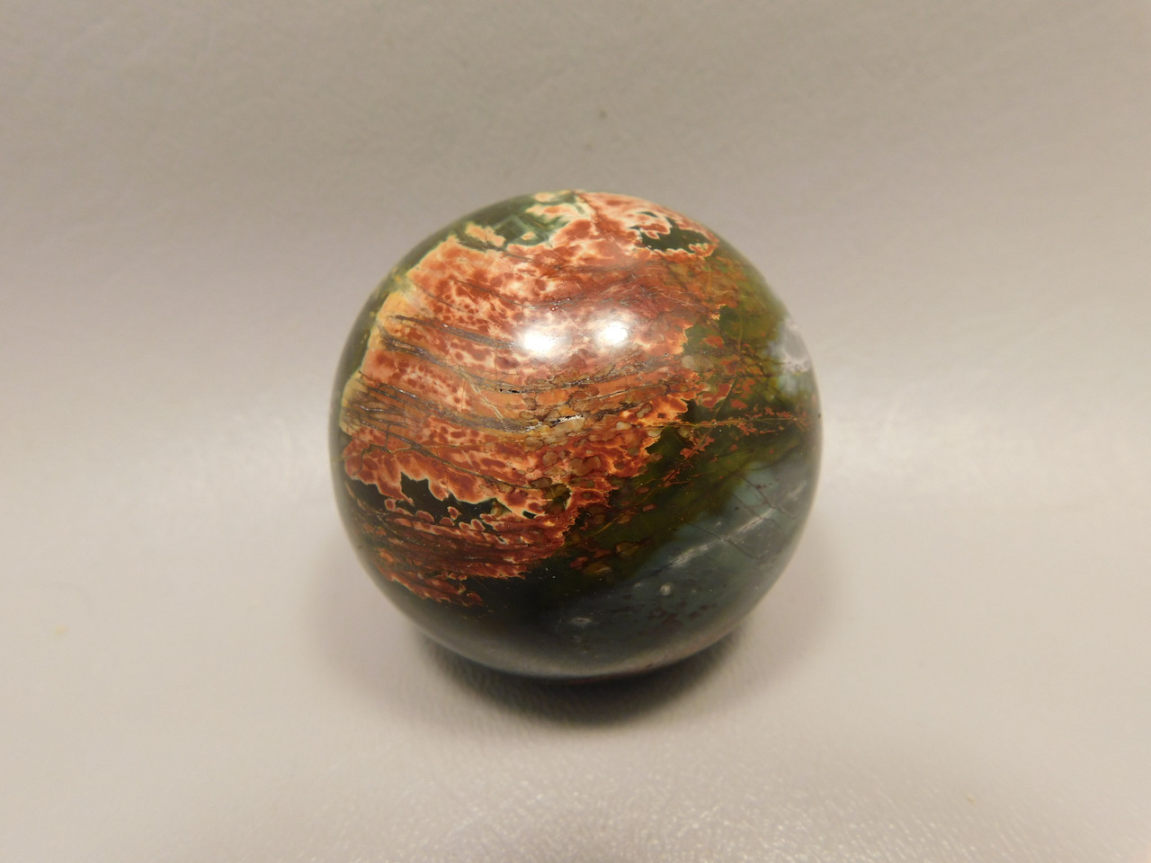 Cherry Creek Jasper Stone Sphere 2 inch Red Creek Jasper 50 mm Ball #O4