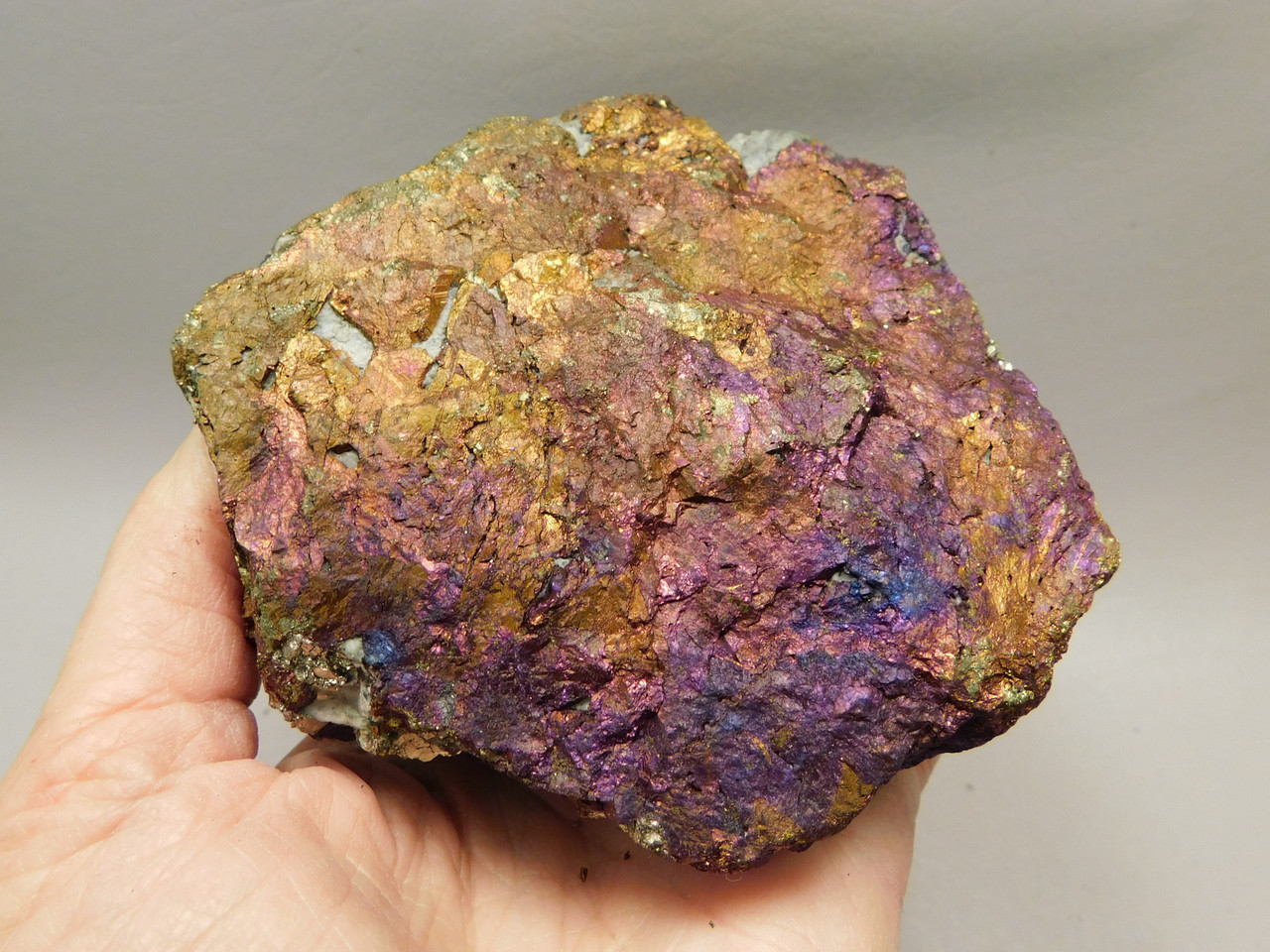 Chalcopyrite 1.8 lbs. Extra Large! Mineral Specimen Peacock Ore Rock #O2