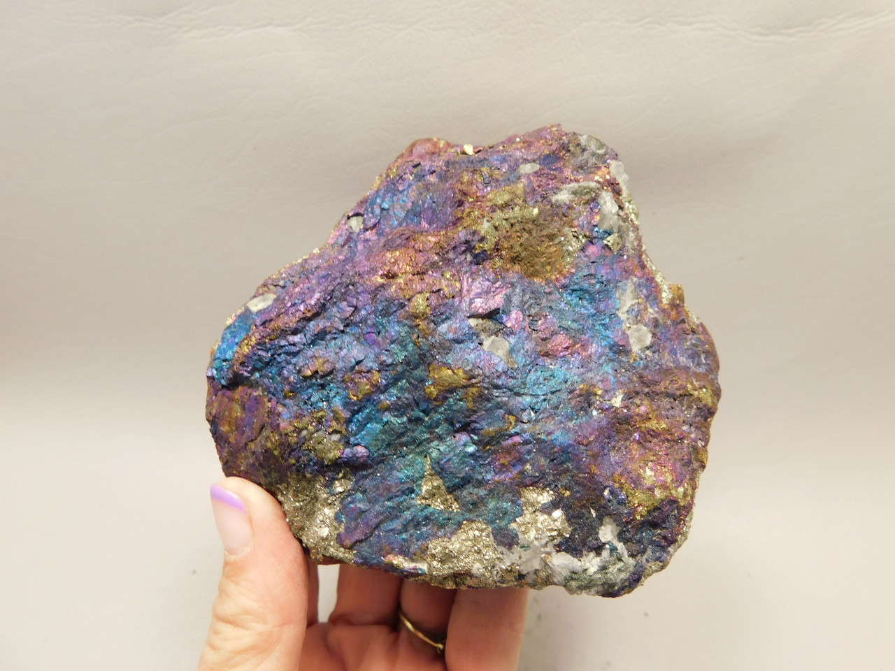Chalcopyrite 1.8 lbs. Extra Large! Mineral Specimen Peacock Ore Rock #O2