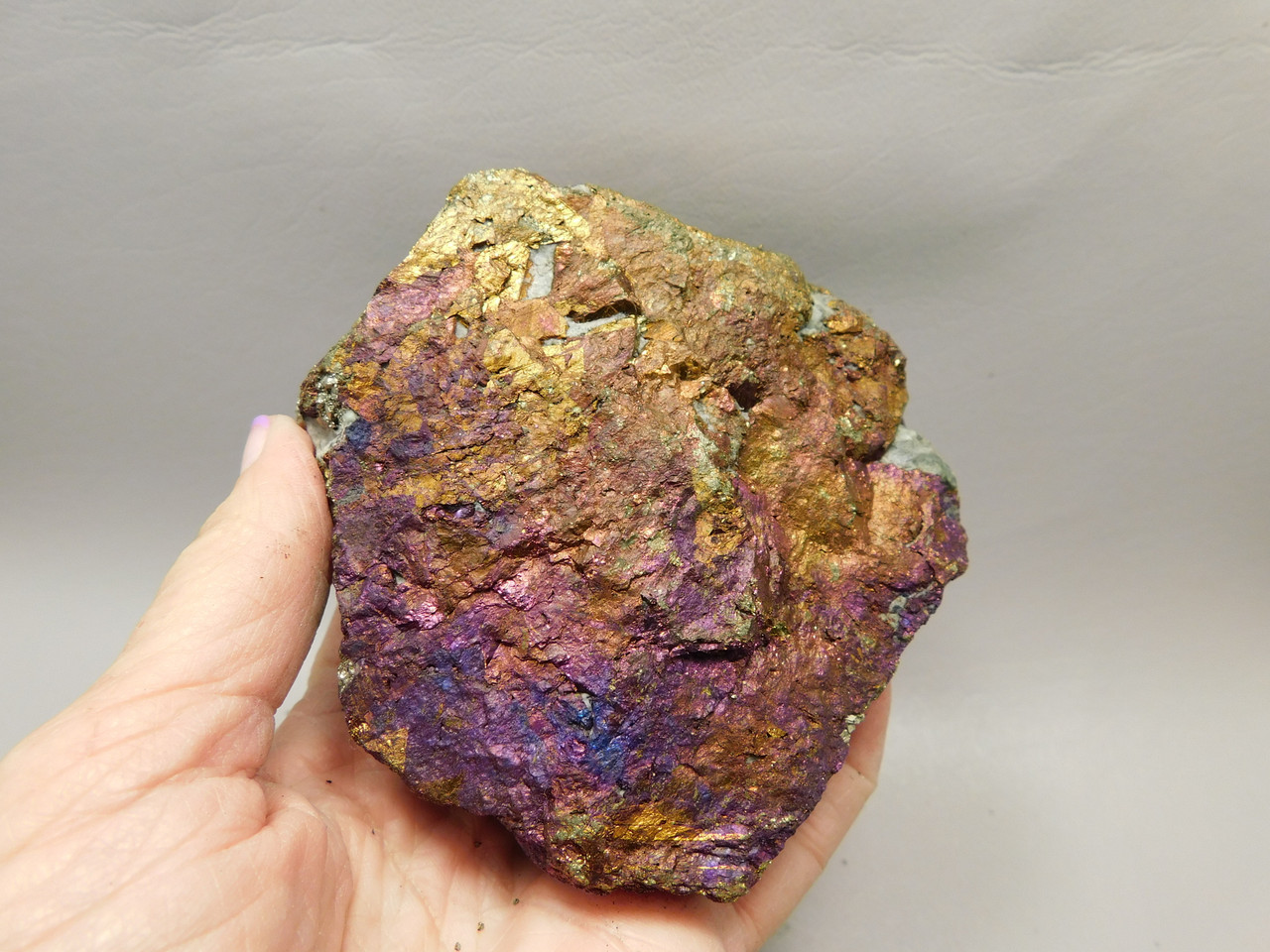 Chalcopyrite 1.8 lbs. Extra Large! Mineral Specimen Peacock Ore Rock #O2