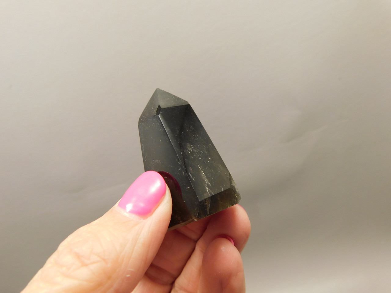 Natural Smoky Quartz Crystal Polished Point Small 1.7 inch Tower #O15