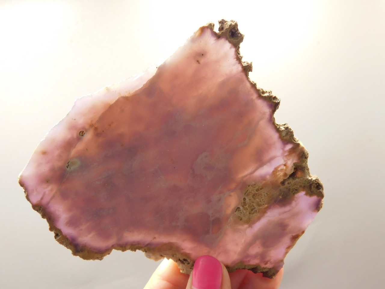 Burro Creek Jasper Stone Slab Unpolished Rock Arizona #O1