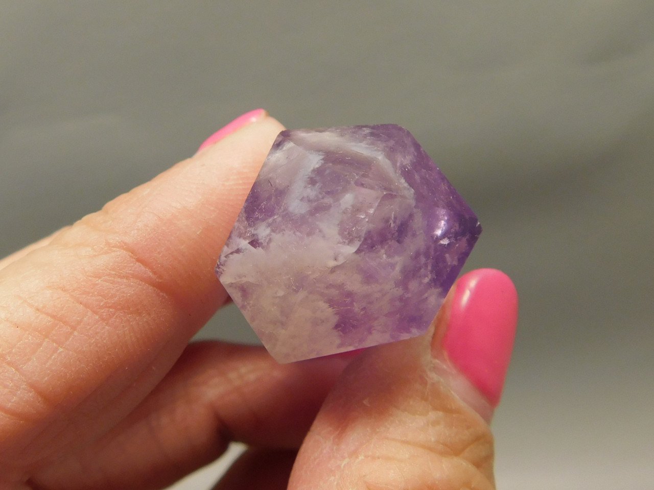 Amethyst Double Terminated Crystal 2.6 inch Natural Purple Gemstone #O9