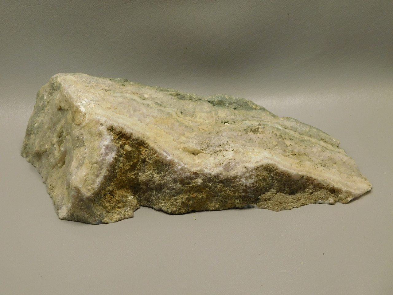 Sowbelly Amethyst or Vein Amethyst Agate Silver Dendrite Polished Rock #03