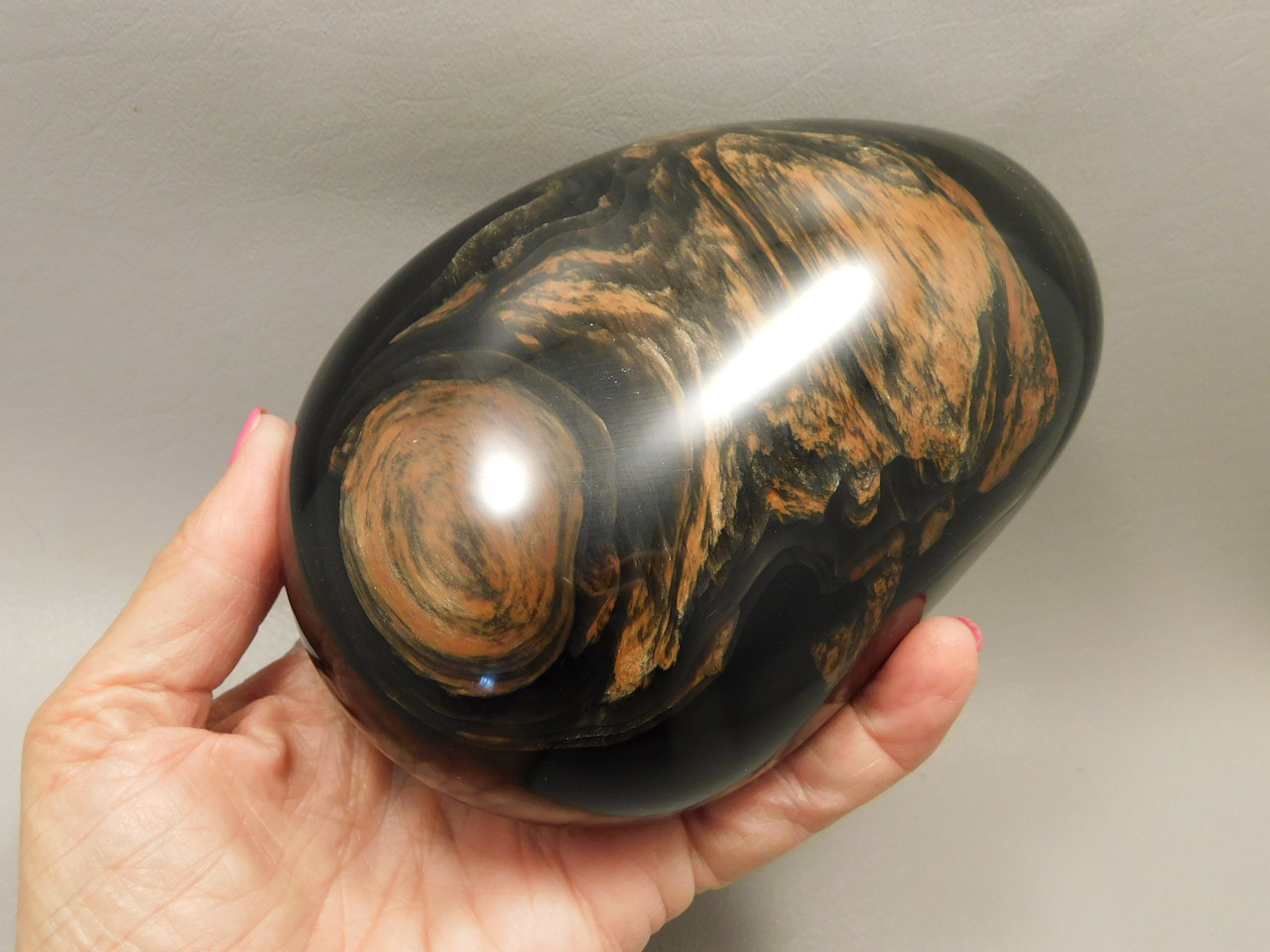 Gold Sheen Mahogany Obsidian Decorator Polished Rock Oregon #O1