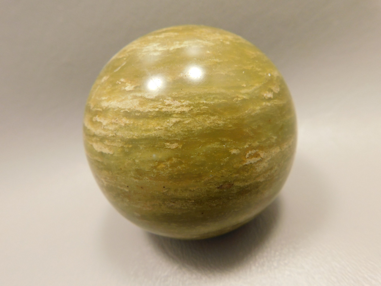 Green Opal Stone Sphere Polished Rock 2.4 inch or 61 mm Ball #O11