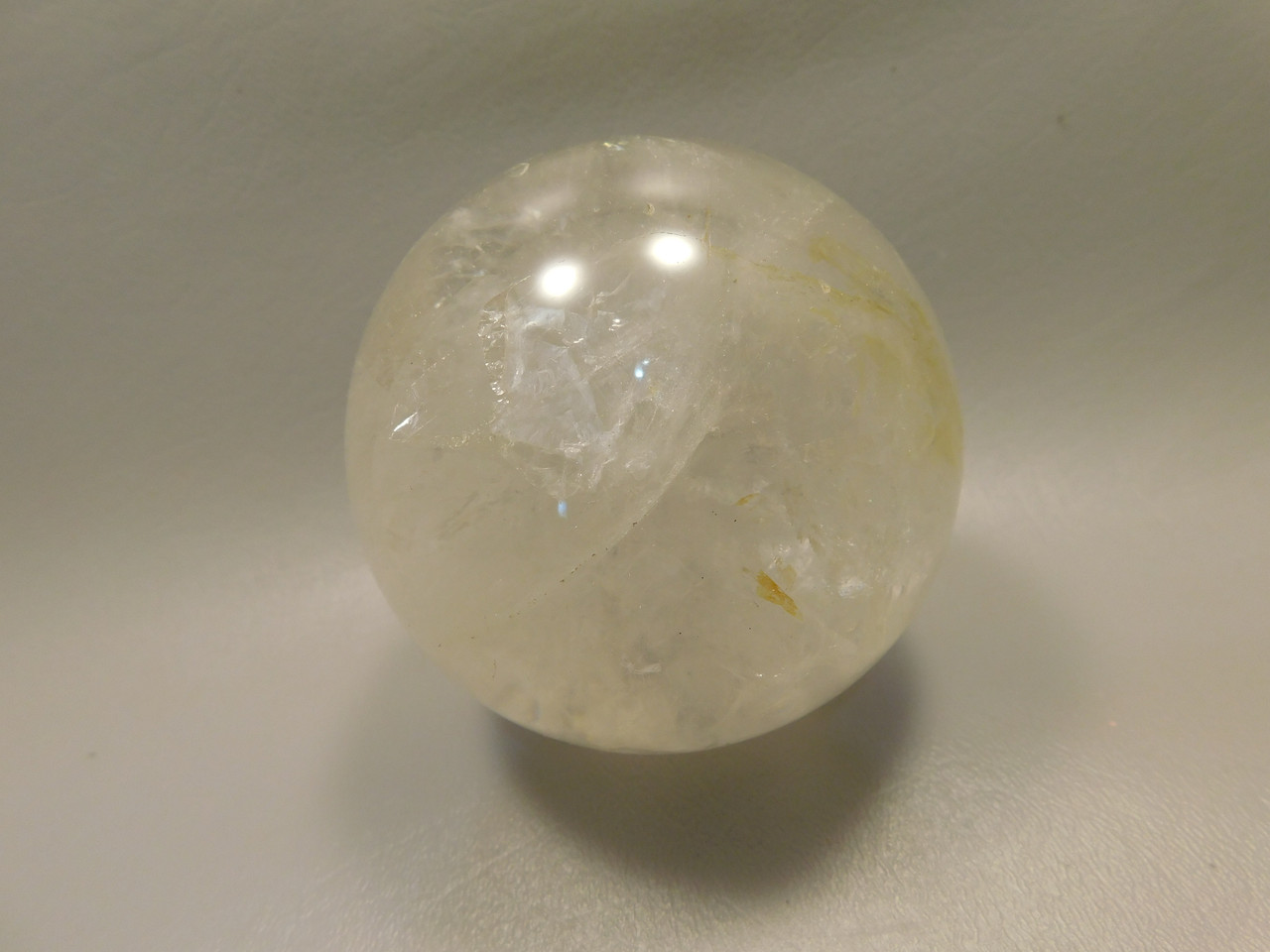 Quartz Crystal Ball 3.25 inch Clear Natural 83 mm Stone Sphere #O4