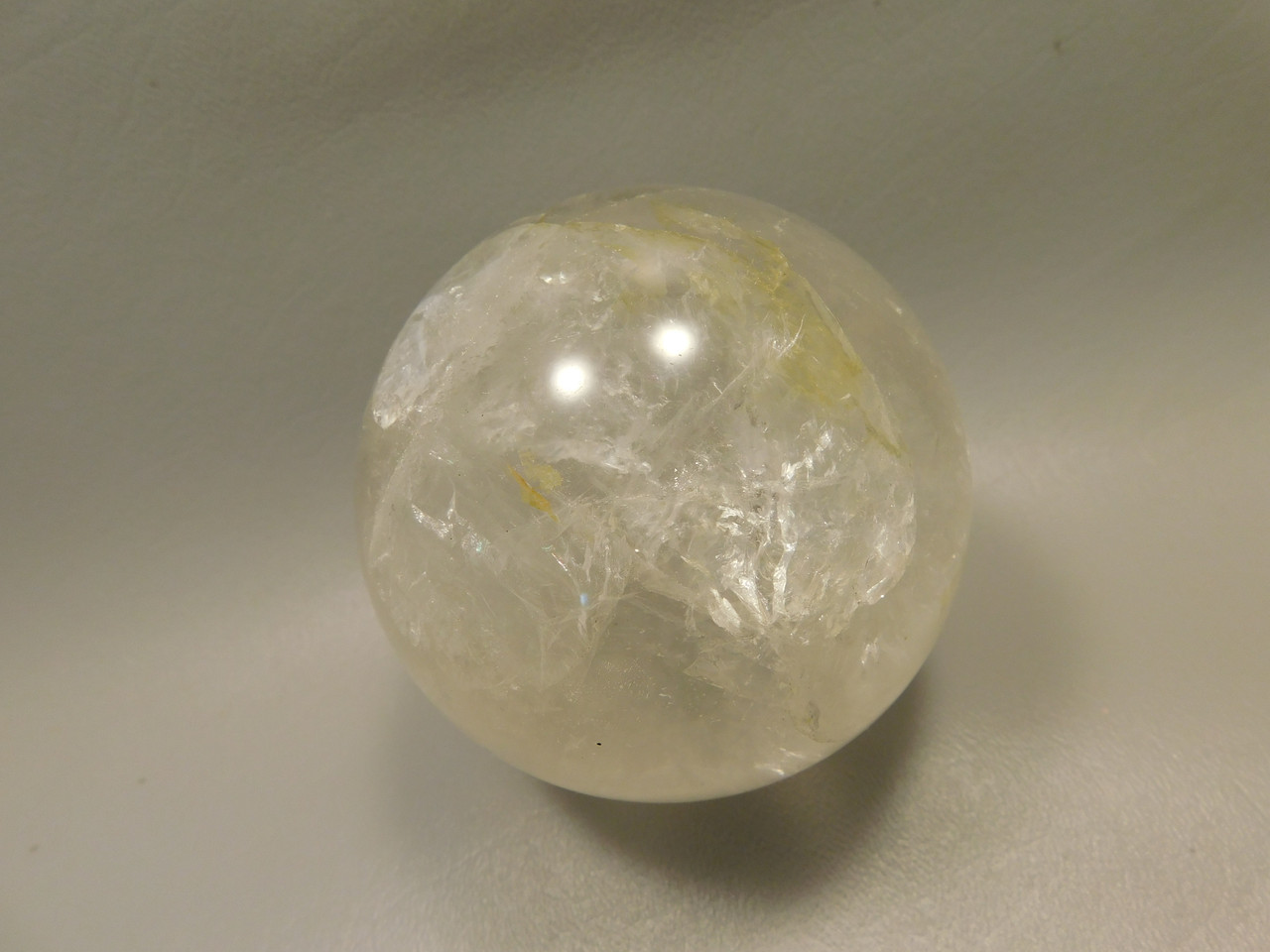 Quartz Crystal Ball 3.25 inch Clear Natural 83 mm Stone Sphere #O4