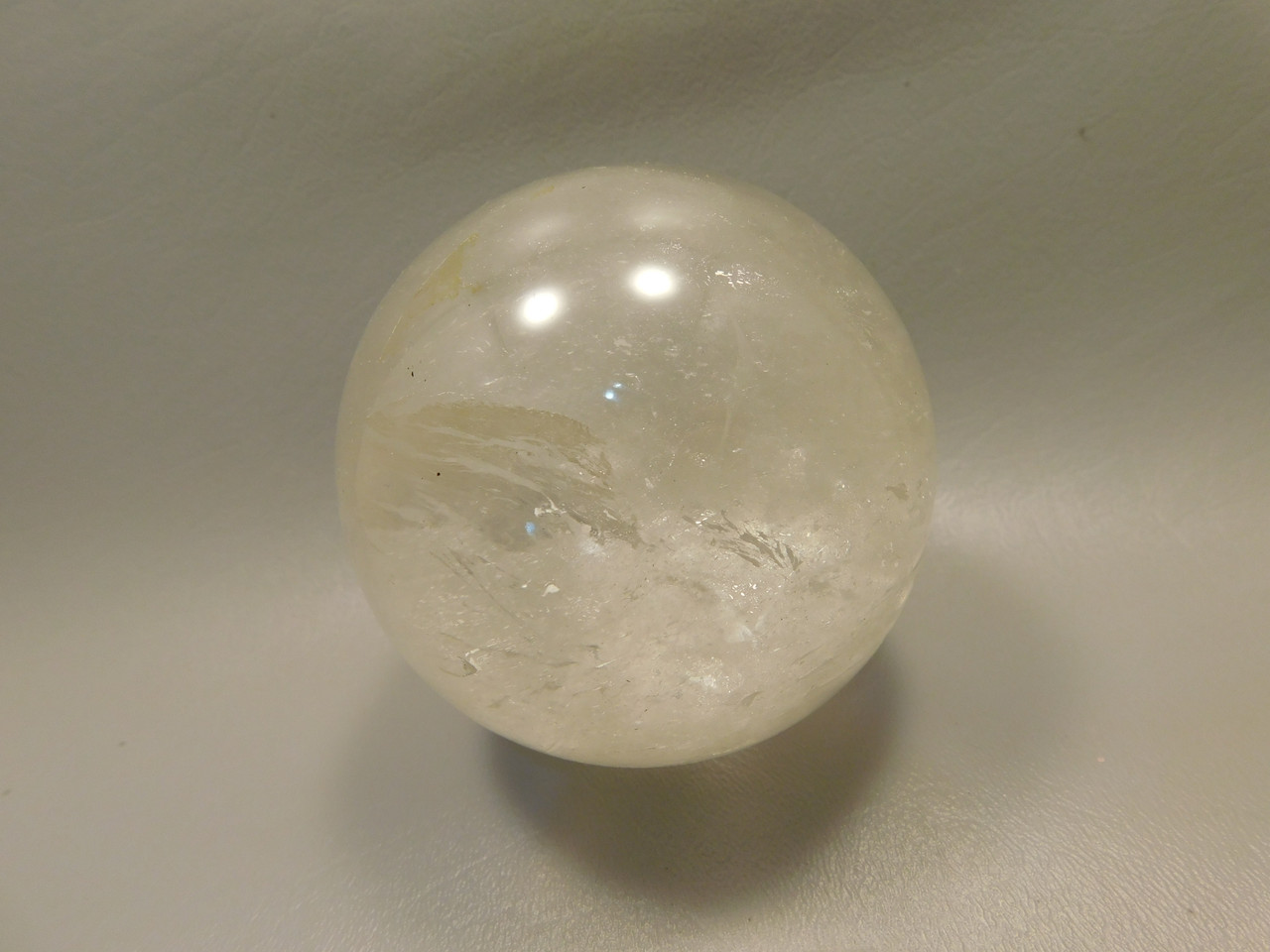 Quartz Crystal Ball 3.25 inch Clear Natural 83 mm Stone Sphere #O4