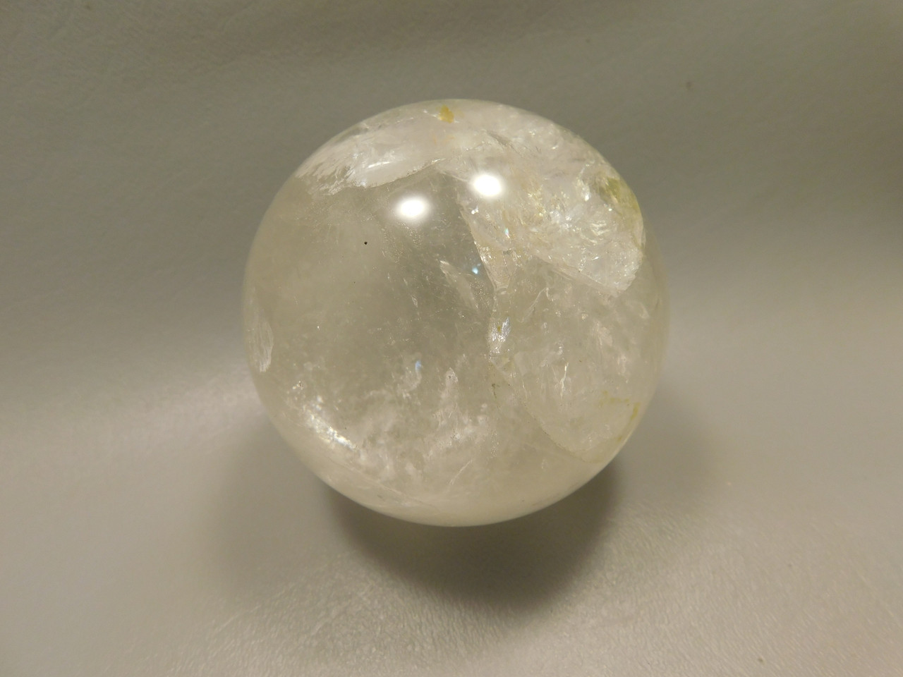 Quartz Crystal Ball 3.25 inch Clear Natural 83 mm Stone Sphere #O4