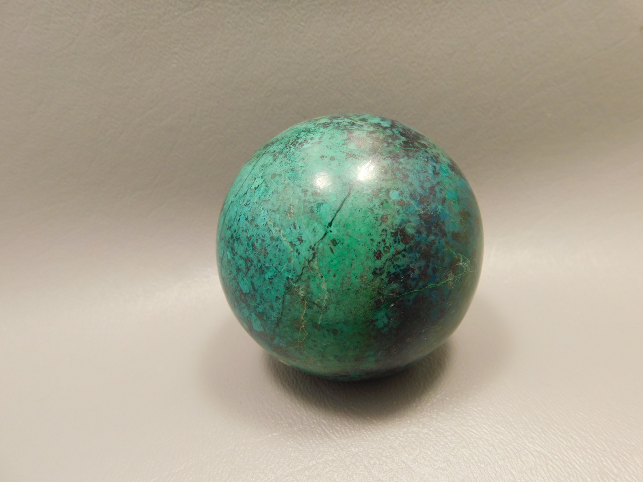 Chrysocolla Cuprite Sonora Sunset Stone Sphere 2.4 inch Rock #O3