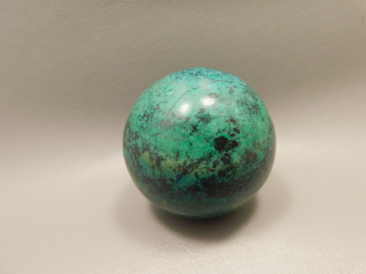 Chrysocolla Cuprite Sonora Sunset Stone Sphere 2.4 inch Rock #O3