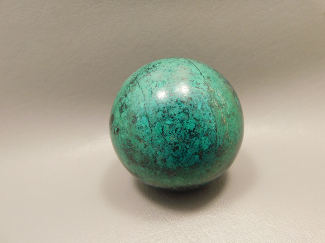 Chrysocolla Cuprite Sonora Sunset Stone Sphere 2.4 inch Rock #O3
