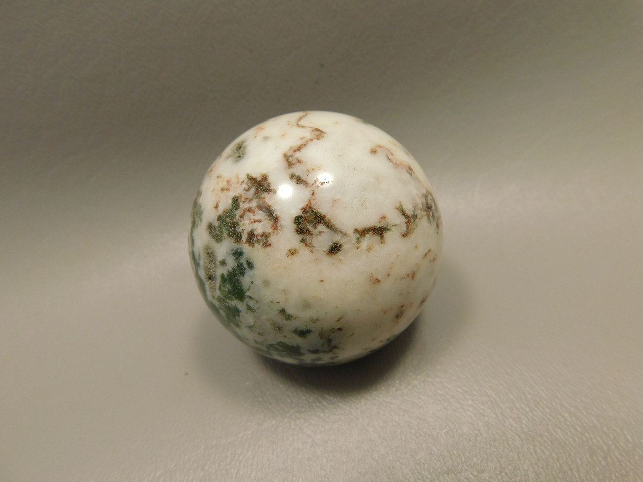 Tree Agate Stone 2 inch Stone Sphere Rock India Gemstone Ball #O2