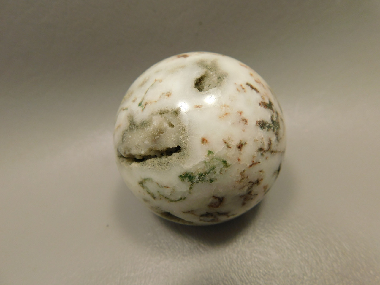 Tree Agate Stone 2 inch Stone Sphere Rock India Gemstone Ball #O2