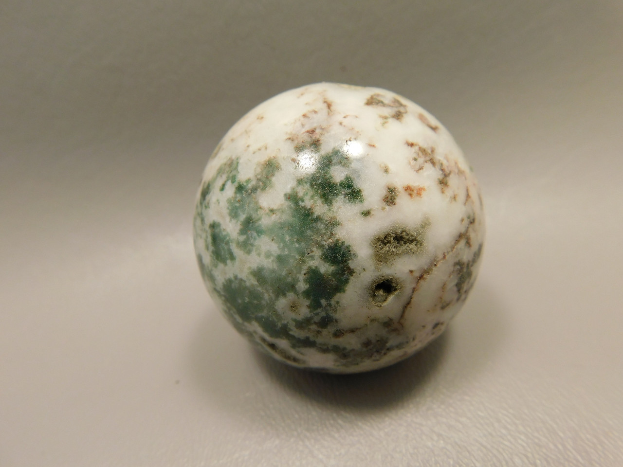 Tree Agate Stone 2 inch Stone Sphere Rock India Gemstone Ball #O2