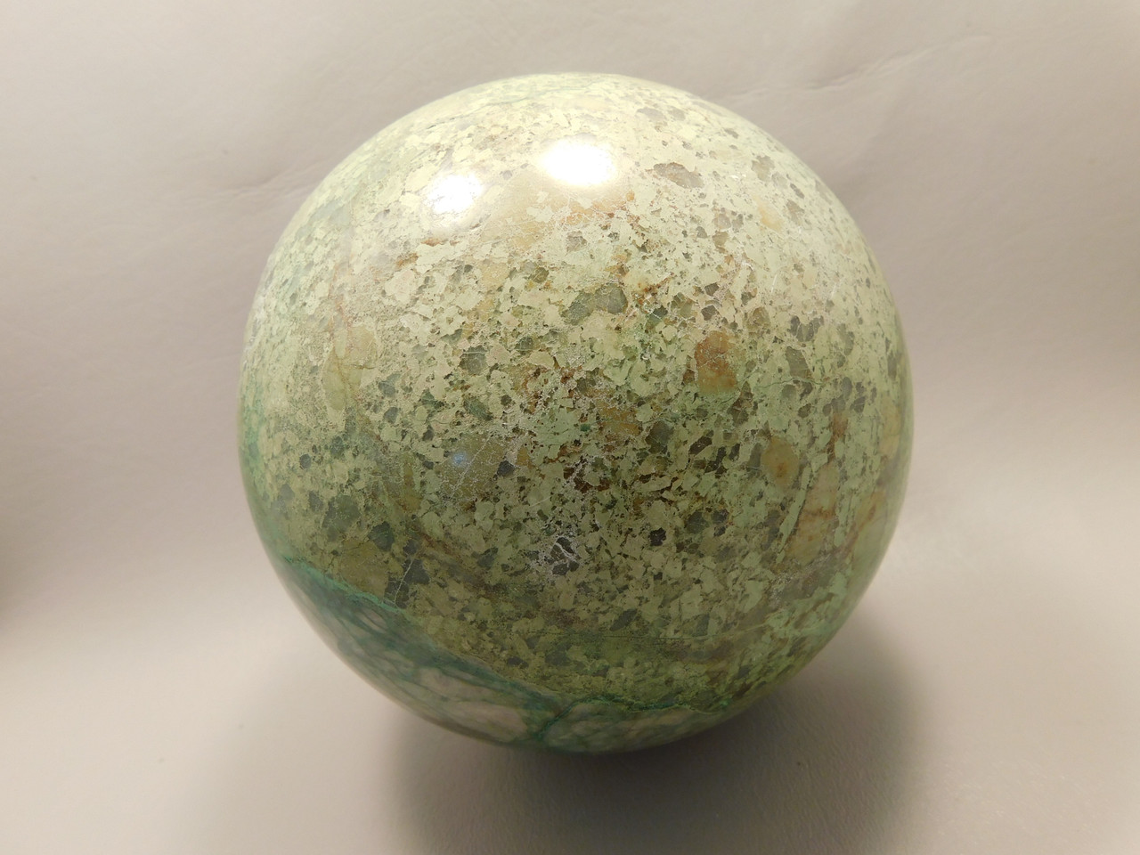 Chrysocolla Malachite Stone Sphere 5.25 inch Carving 130 mm Ball #OL11