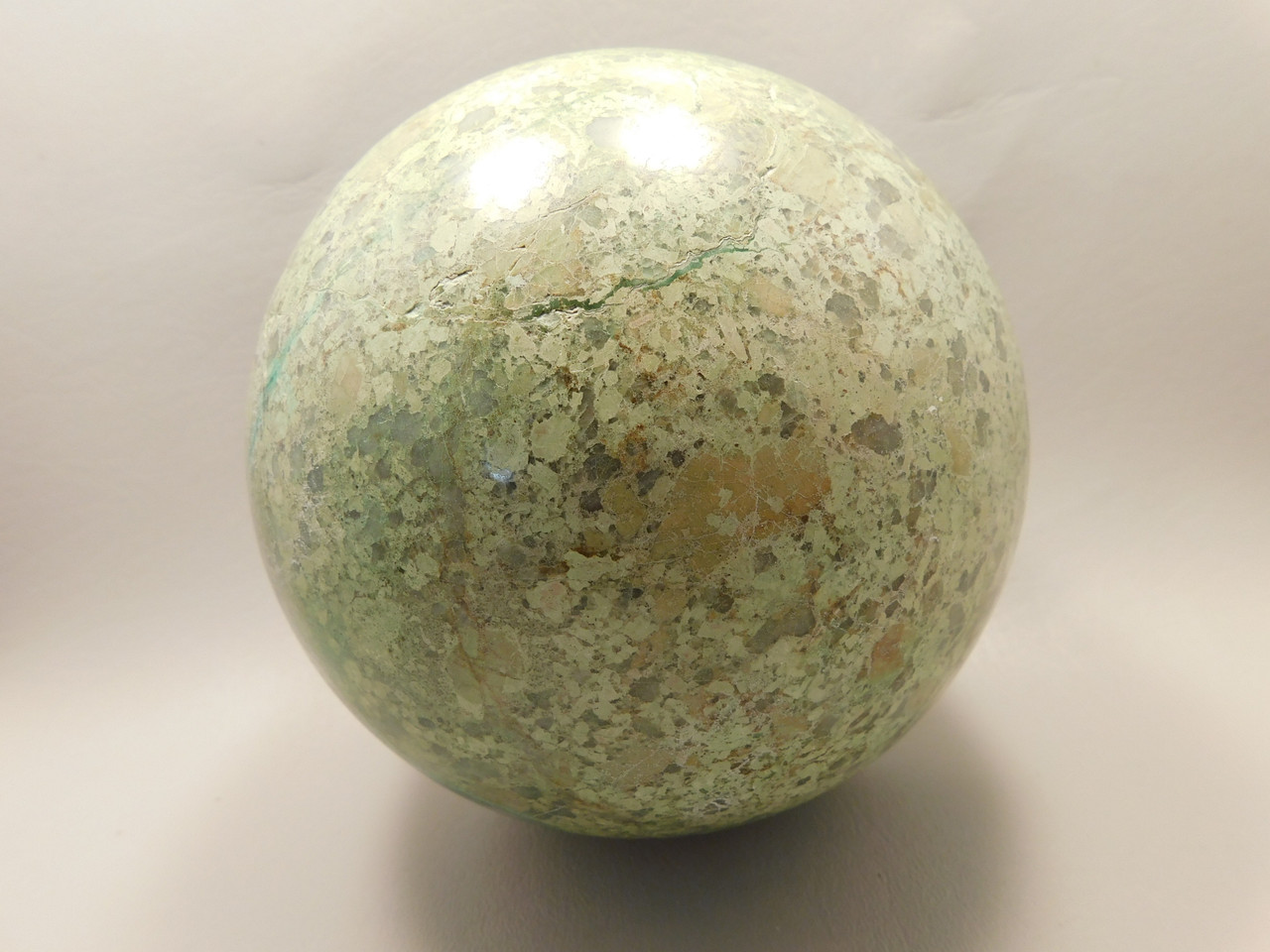 Chrysocolla Malachite Stone Sphere 5.25 inch Carving 130 mm Ball #OL11