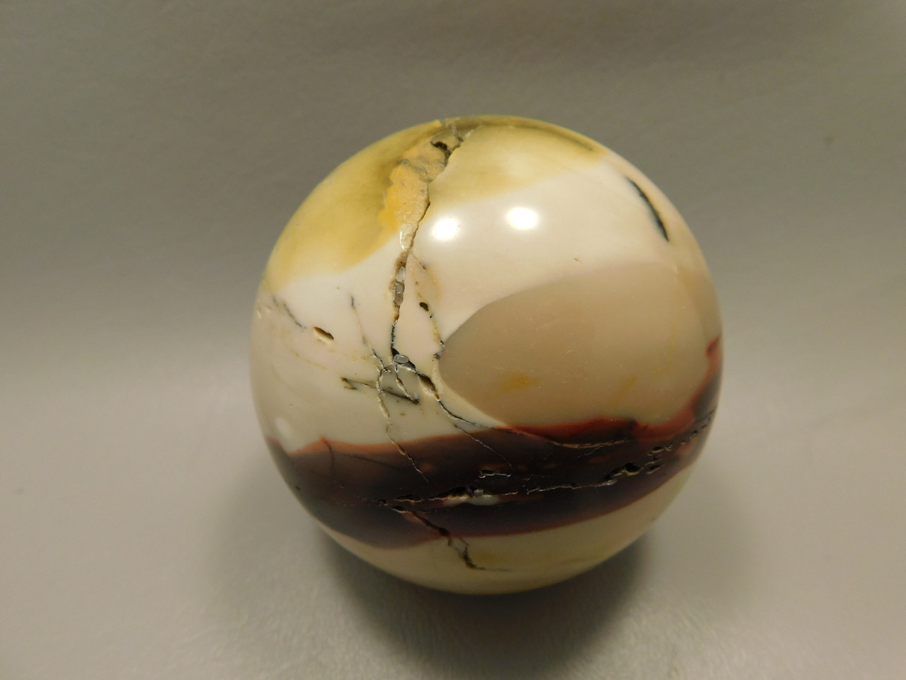 Mookaite Jasper 3.1 inch Stone Sphere Australia 80 mm #O43