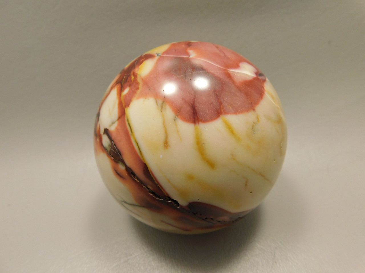 Mookaite Jasper 3.1 inch Stone Sphere Australia 80 mm #O43