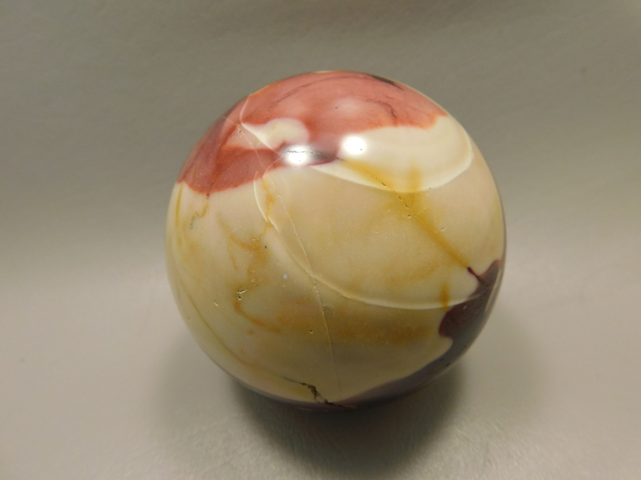 Mookaite Jasper 3.1 inch Stone Sphere Australia 80 mm #O43