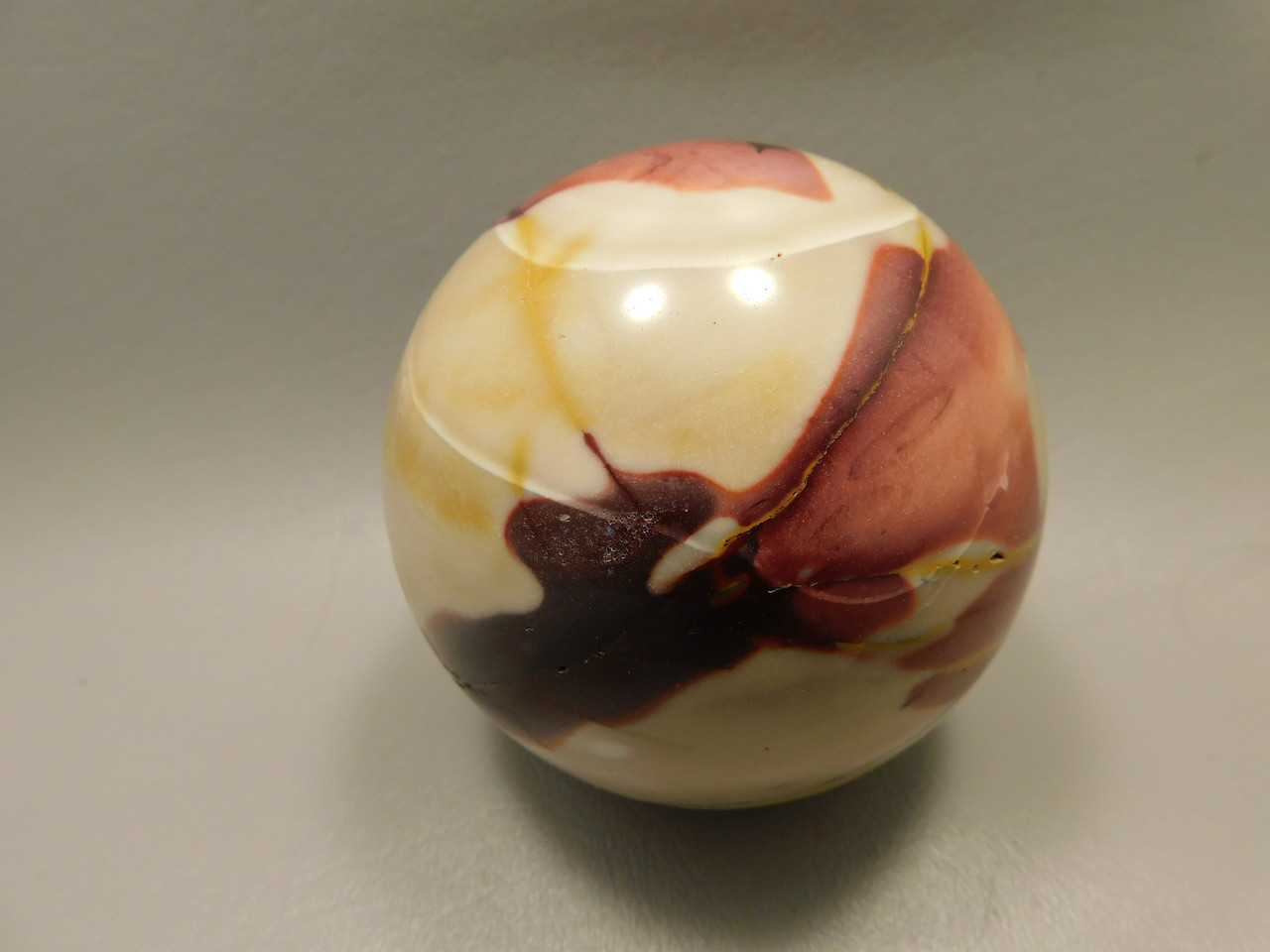 Mookaite Jasper 3.1 inch Stone Sphere Australia 80 mm #O43