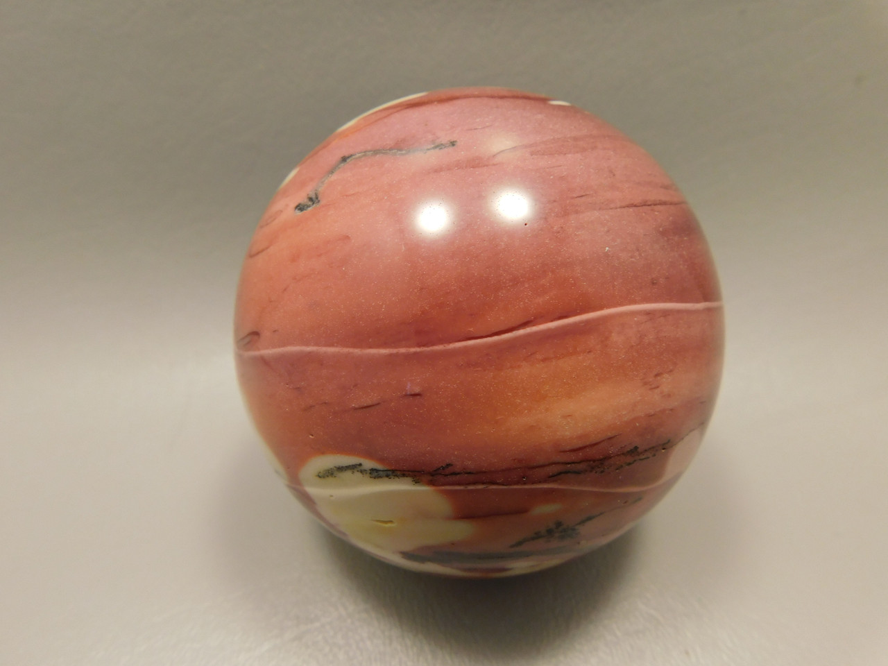 Mookaite Jasper 3 inch Stone Sphere Australia 78 mm #O44
