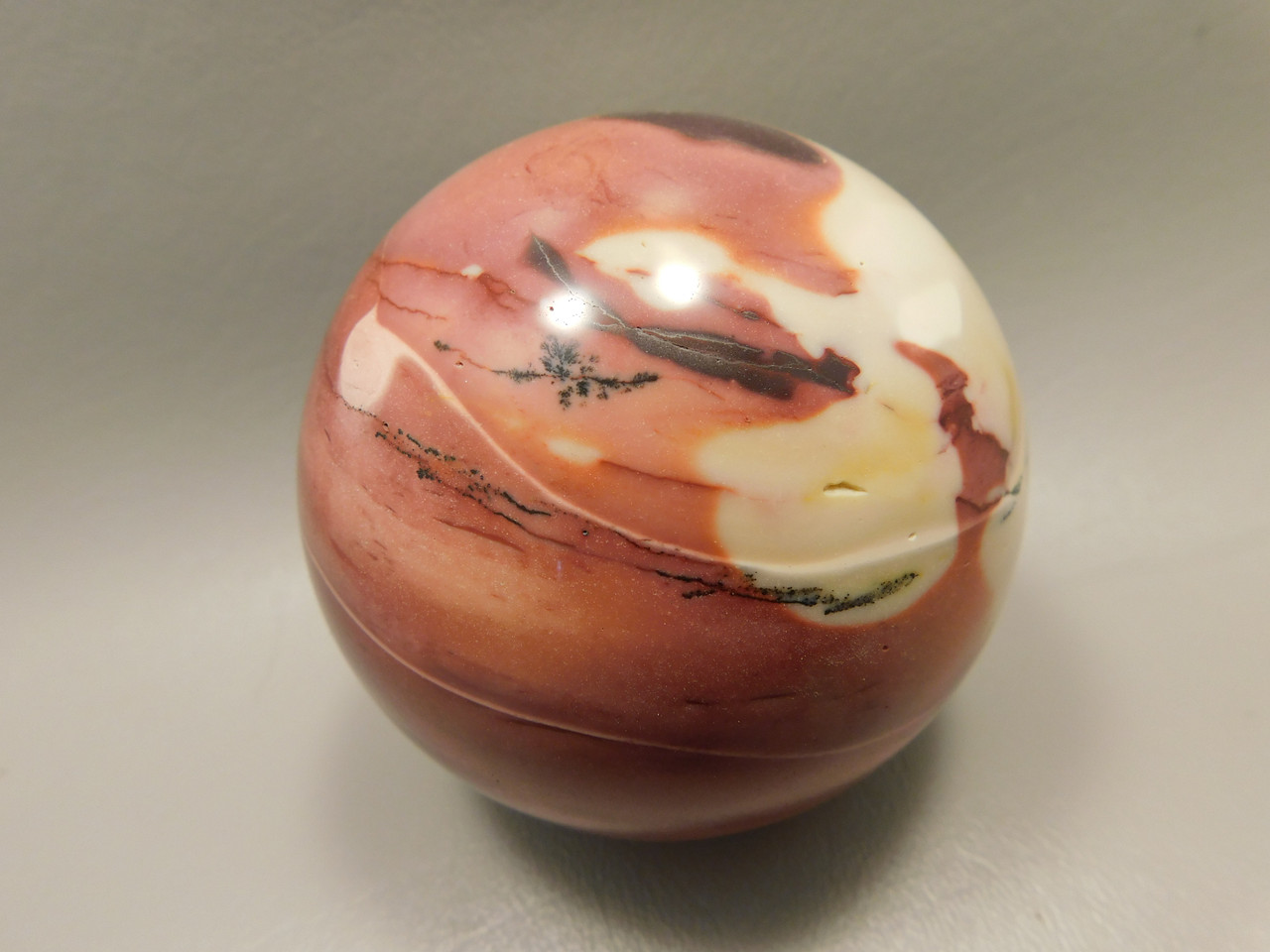 Mookaite Jasper 3 inch Stone Sphere Australia 78 mm #O44