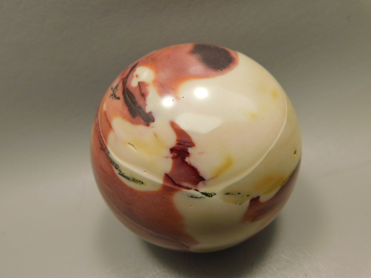 Mookaite Jasper 3 inch Stone Sphere Australia 78 mm #O44