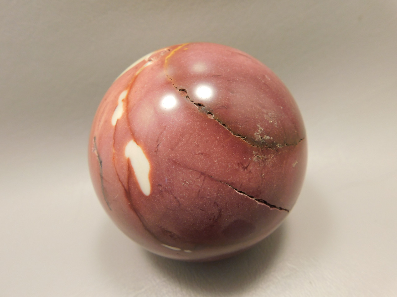 Mookaite Jasper 3 inch Stone Sphere Australia 78 mm #O44